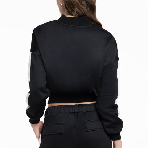 BMJ0008L BLACK BACK CROP