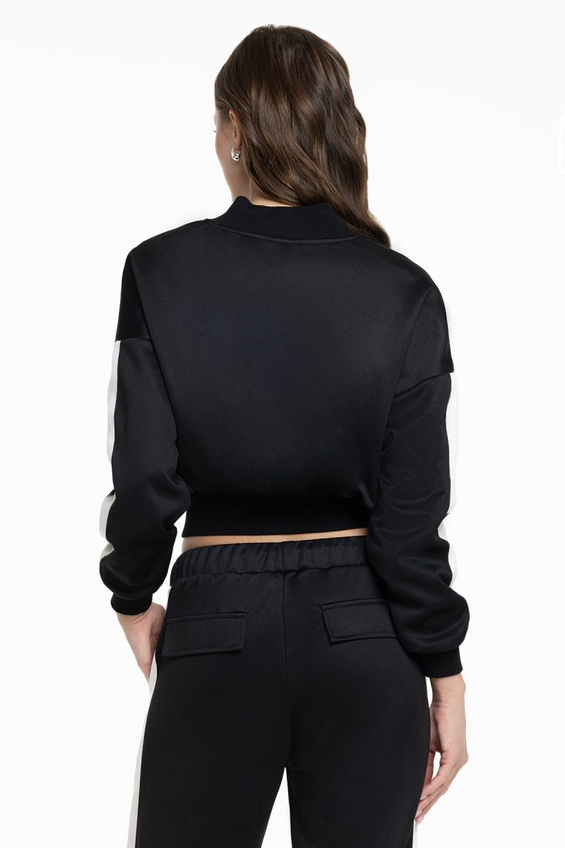 BMJ0008L BLACK BACK CROP