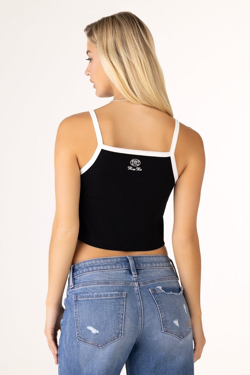 MT3095t BLACK BACK CROP